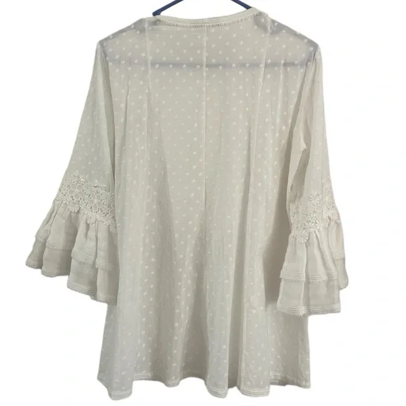 Andrew GN French Designer Swiss Dot Zip Front French Size 38 - Picture 2 of 10